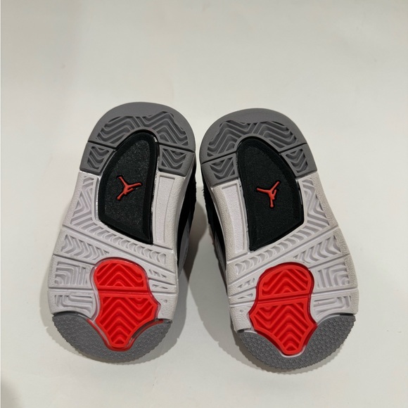 Jordan 4 Infrared Toddler Basketball shoes 4C - Picture 2 of 3
